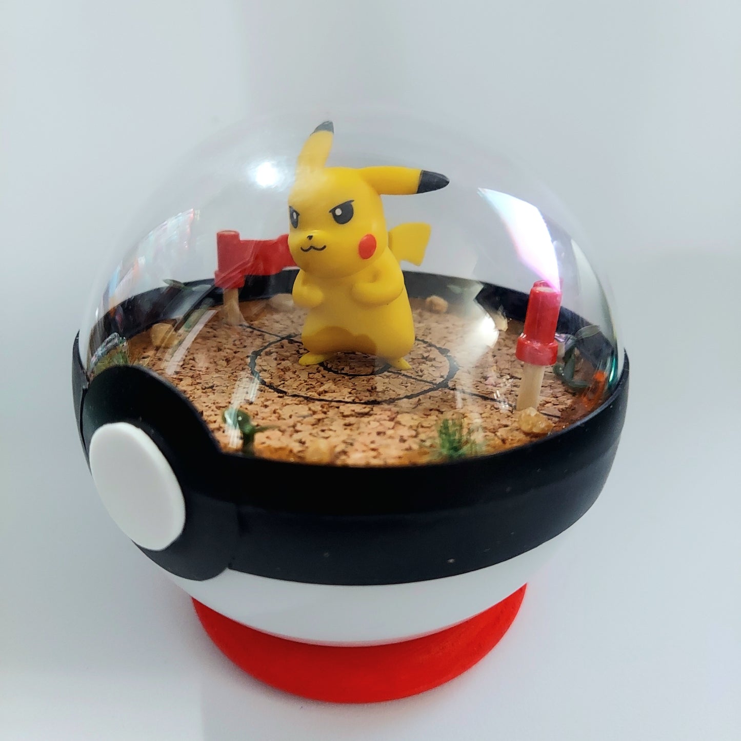 Pikachu Fighting Terrarium